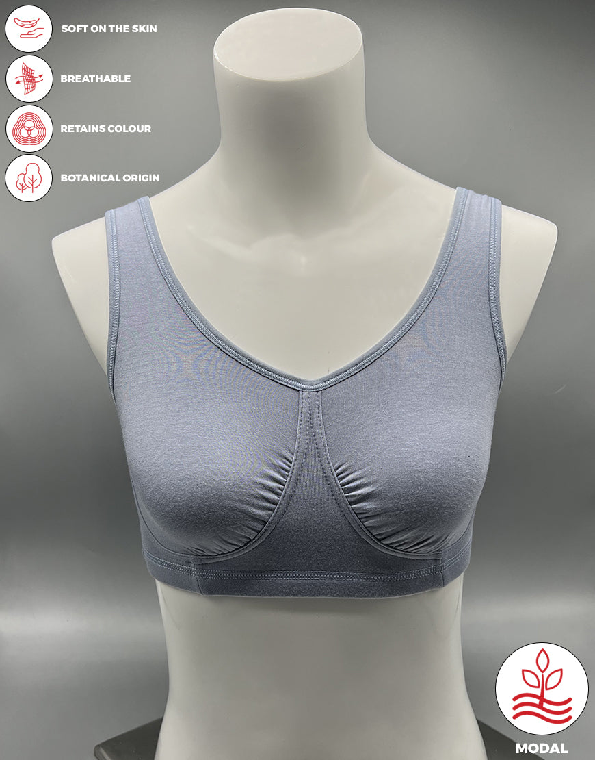 DOUBLE LAYERED MODAL STAY AT HOME / MATERNITY / SLEEP BRA-EVENTIDE